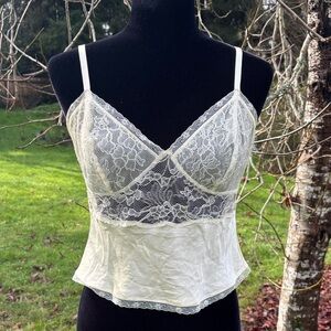 Victoria's Secret Silk and Lace Bralette